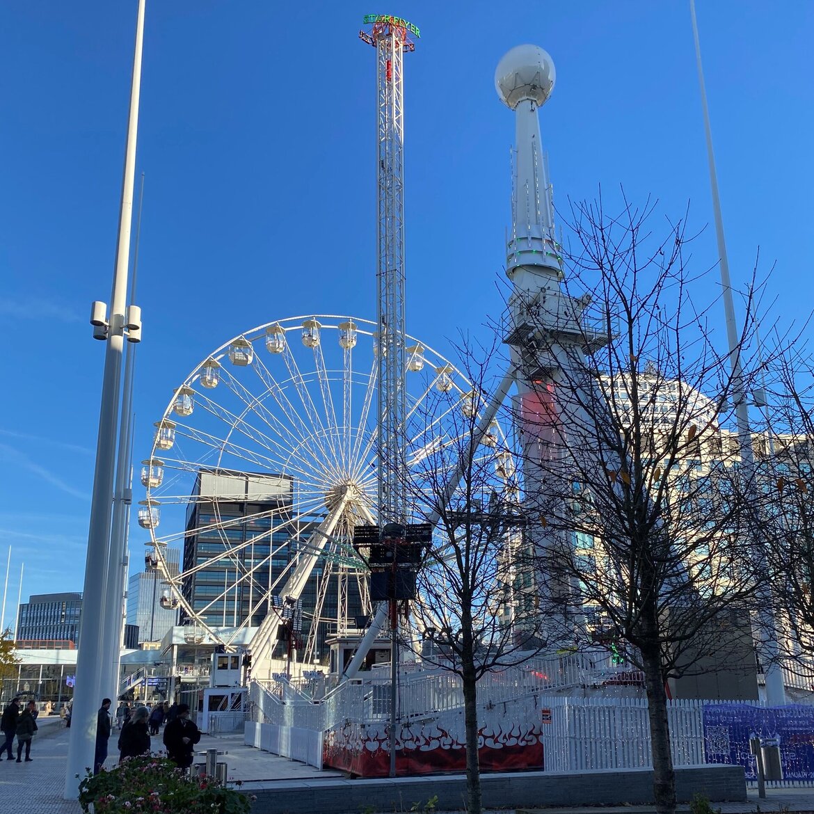 Blick auf das Birmingham Big Wheel